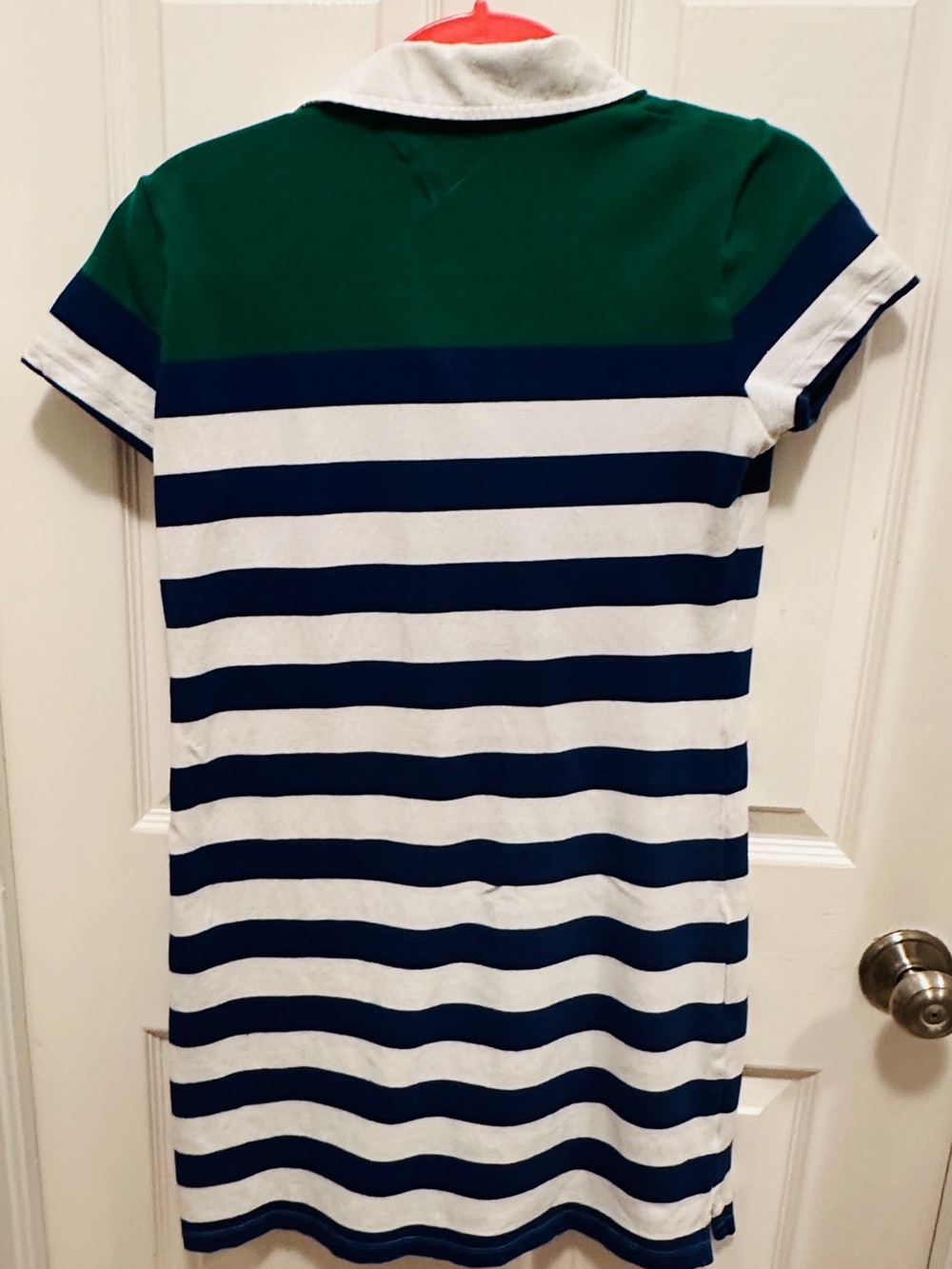 Tommy Hilfiger Green, Navy & White Striped Dress - Picture 4 of 4